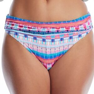La Blanca Jive Banded Bikini Bottom size 8